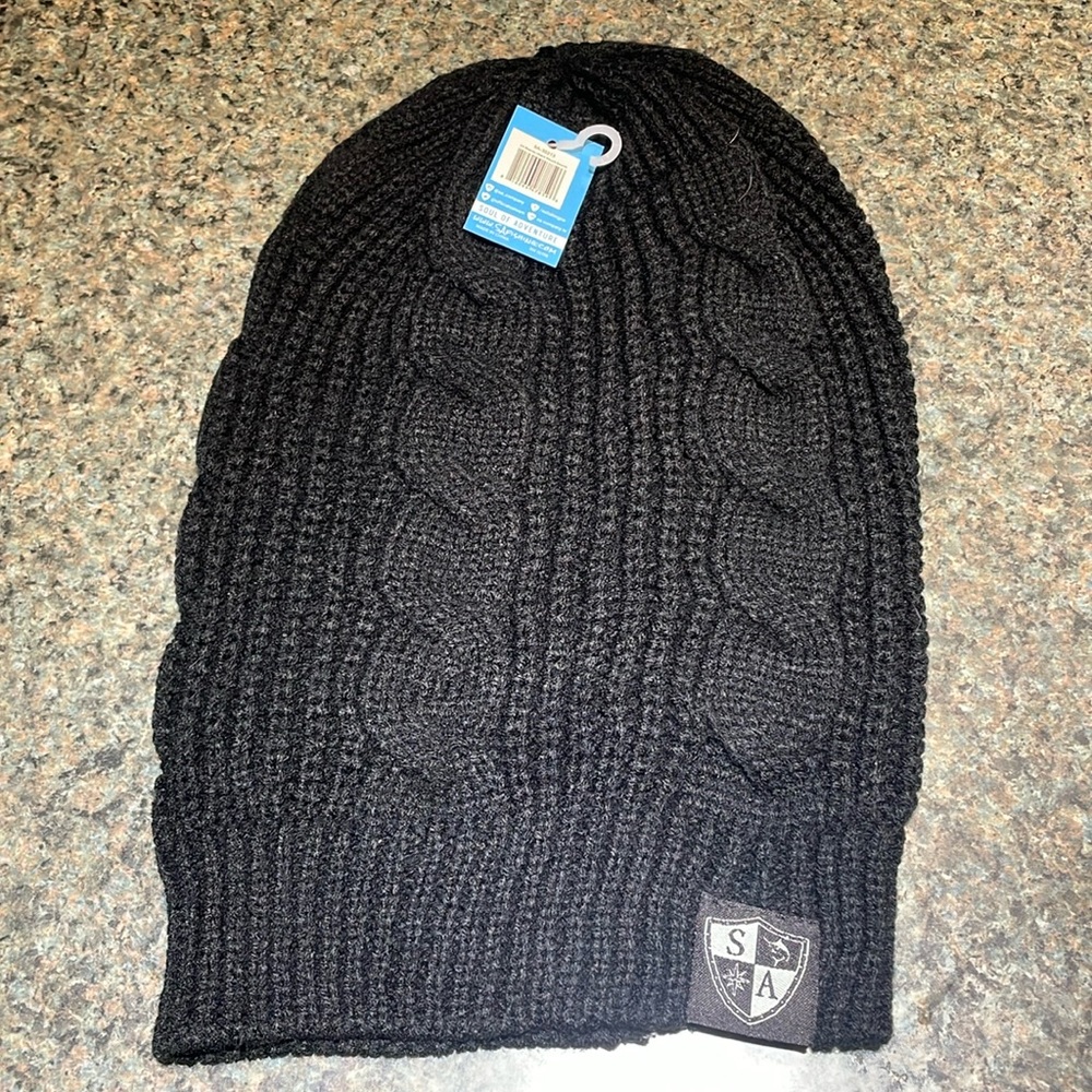 SA Soul of Adventure knit hat *New with tags* black fishing outdoor cap